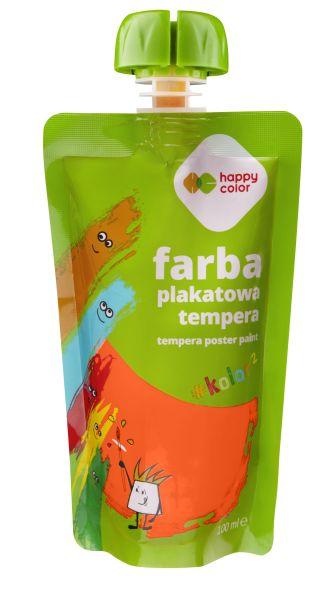 FARBA TEMPERA 100ML POMARAŃCZOWY GDD