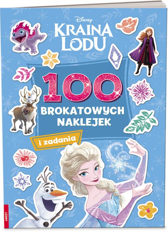 KSIĄŻECZKA KRAINA LODU. 100 BROKATOWYCH NAKLEJEK