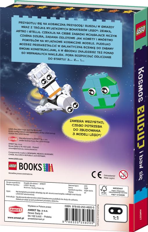 KSIĄŻECZKA LEGO MASTER BRAND. KOSMOS. BUDUJ I BAW SIĘ