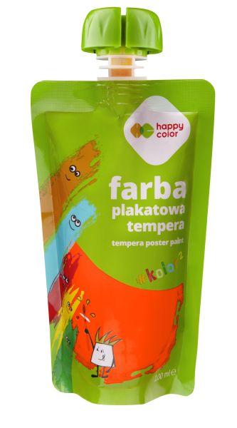 FARBA TEMPERA 100ML NEON POMARAŃCZOWY GDD