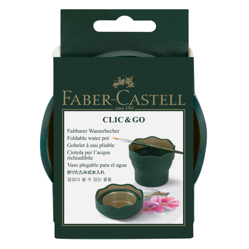 POJEMNIK NA WODĘ A&G ZIELONY FABER-CASTELL