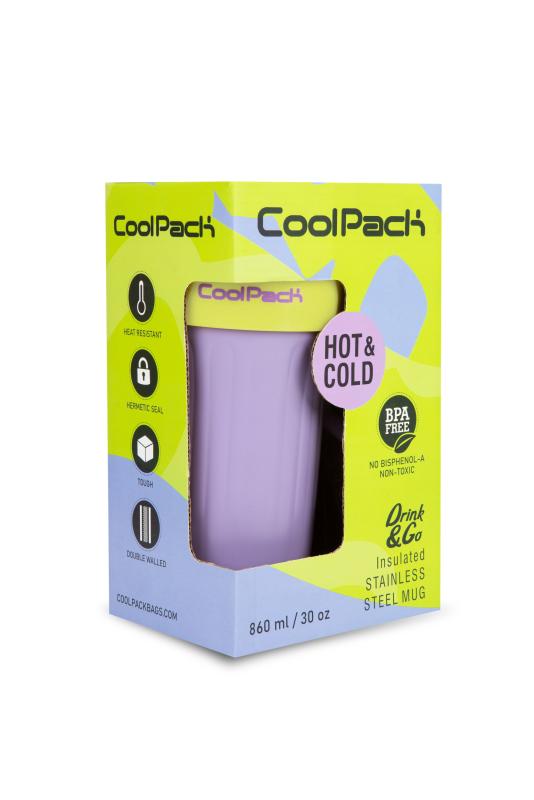 KUBEK TERMICZNY CP COFFEE MUG - JUMBO - 860 ml - LILA LEMON