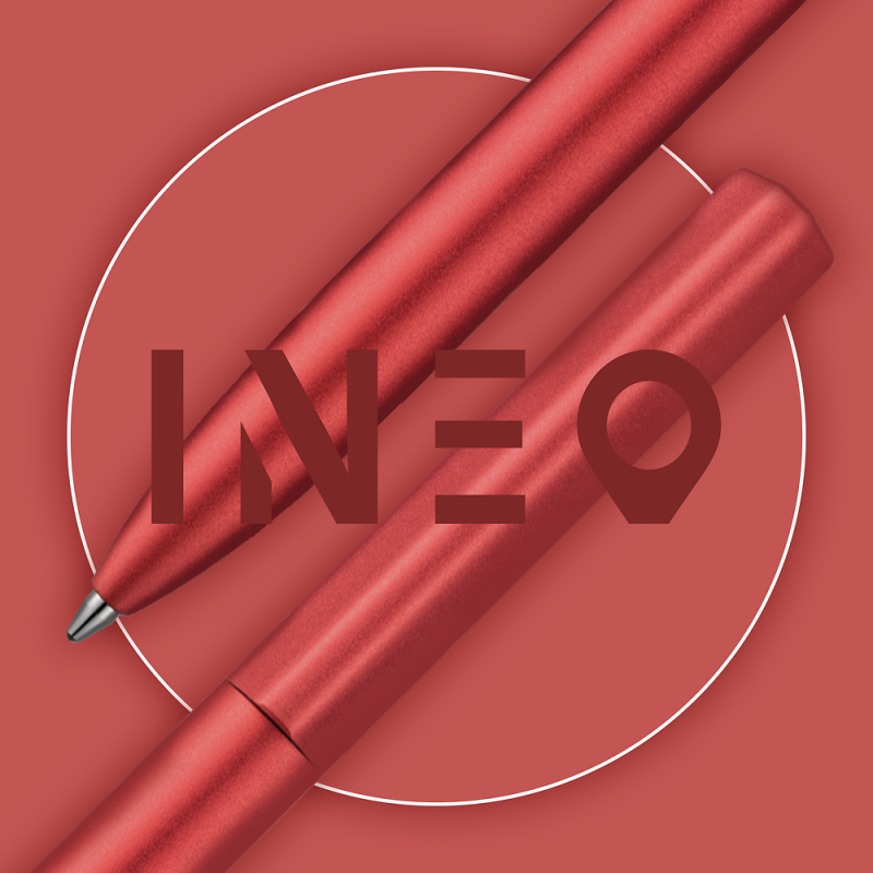 DŁUGOPIS PELIKAN K6 INEO FIERY RED ETUI