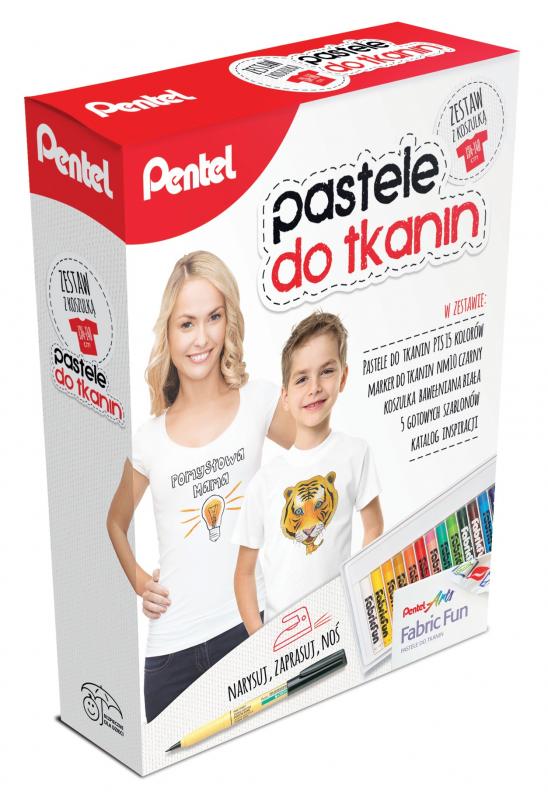 ZESTAW PASTELE DO TKANIN + KOSZULKA