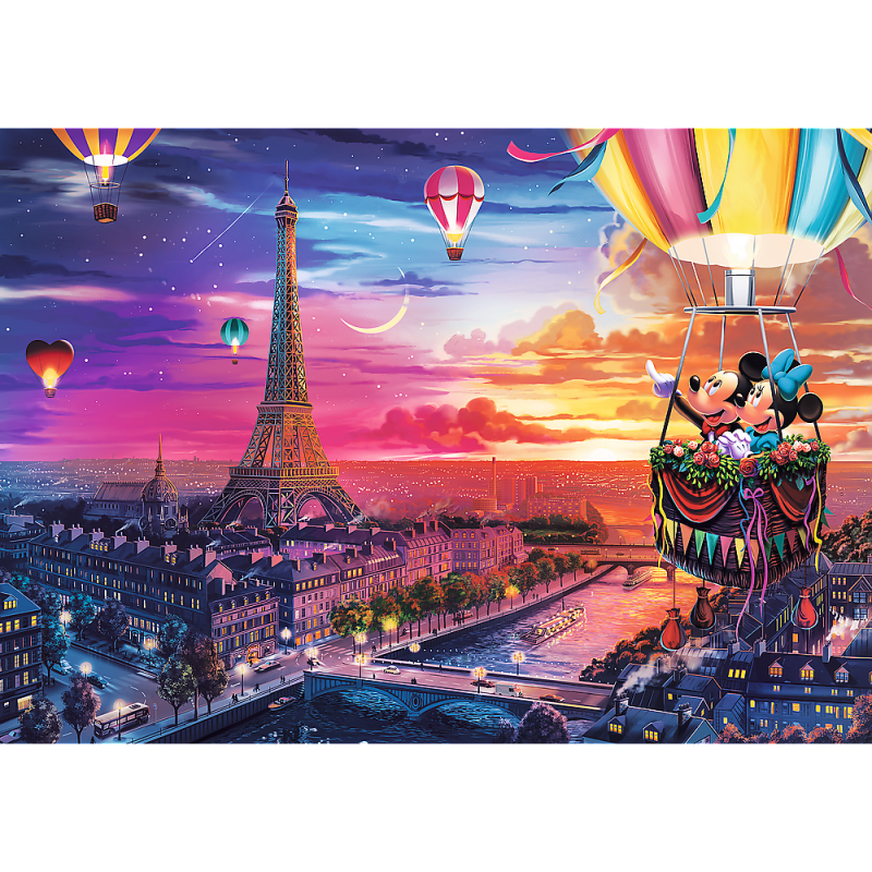 PUZZLE 1000 TREFL MICKEY I MINNIE W PARYŻU