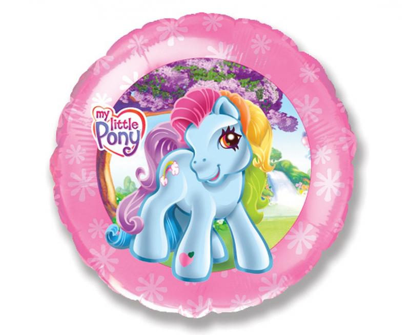 BALON FOLIOWY 18 FX PONY OKRĄGŁY