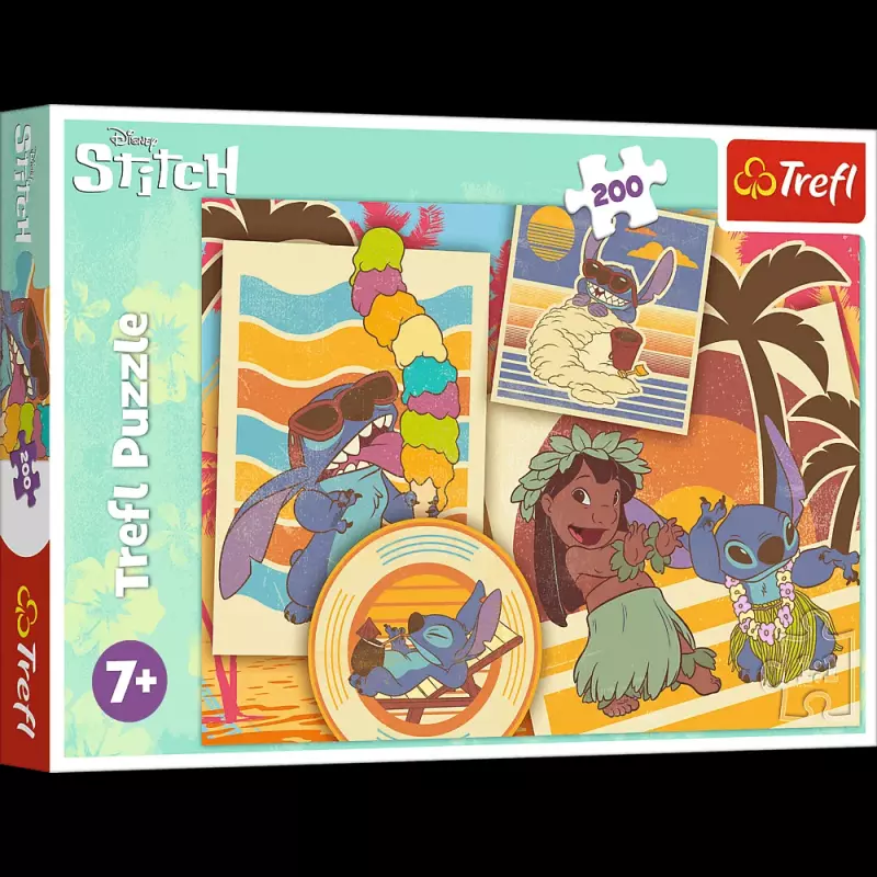 PUZZLE 200 TREFL MUZYCZNY ŚWIAT LILO&STITCH DISNEY