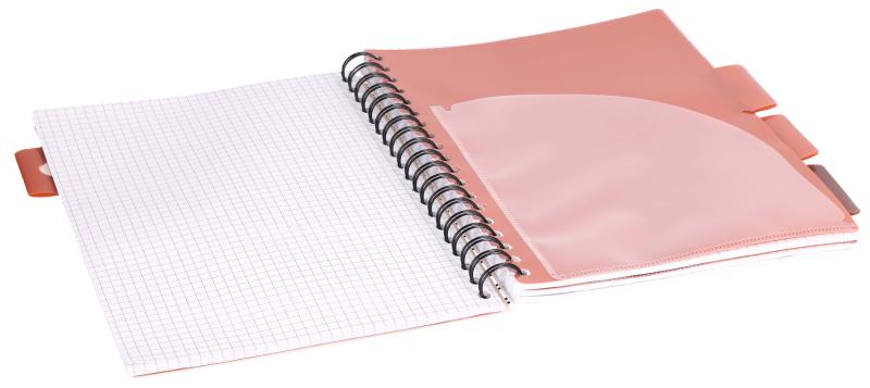 KOŁOZESZYT B5/100 # FLORAL BEŻOWY 80G STRIGO PADS
