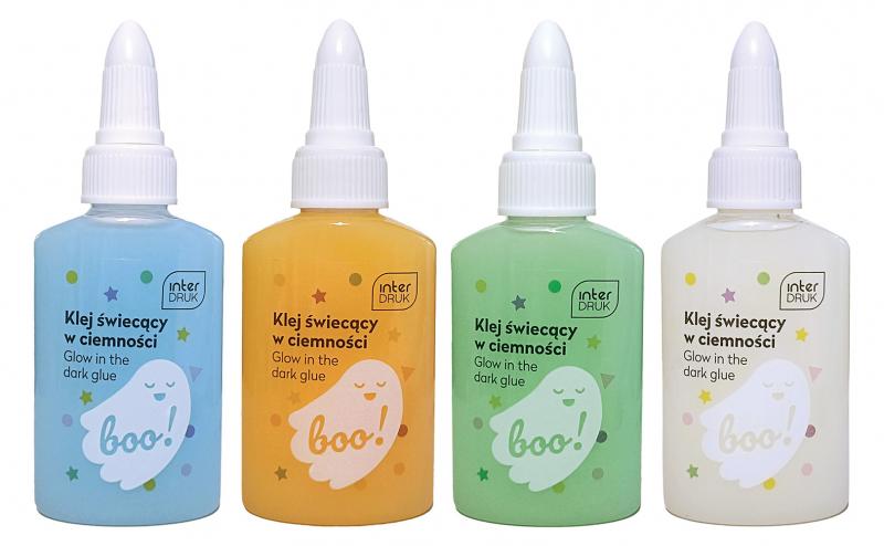 KLEJ ŚWIECĄCY W CIEMNOŚCI DO DEKORACJI 40ML BOO A/12