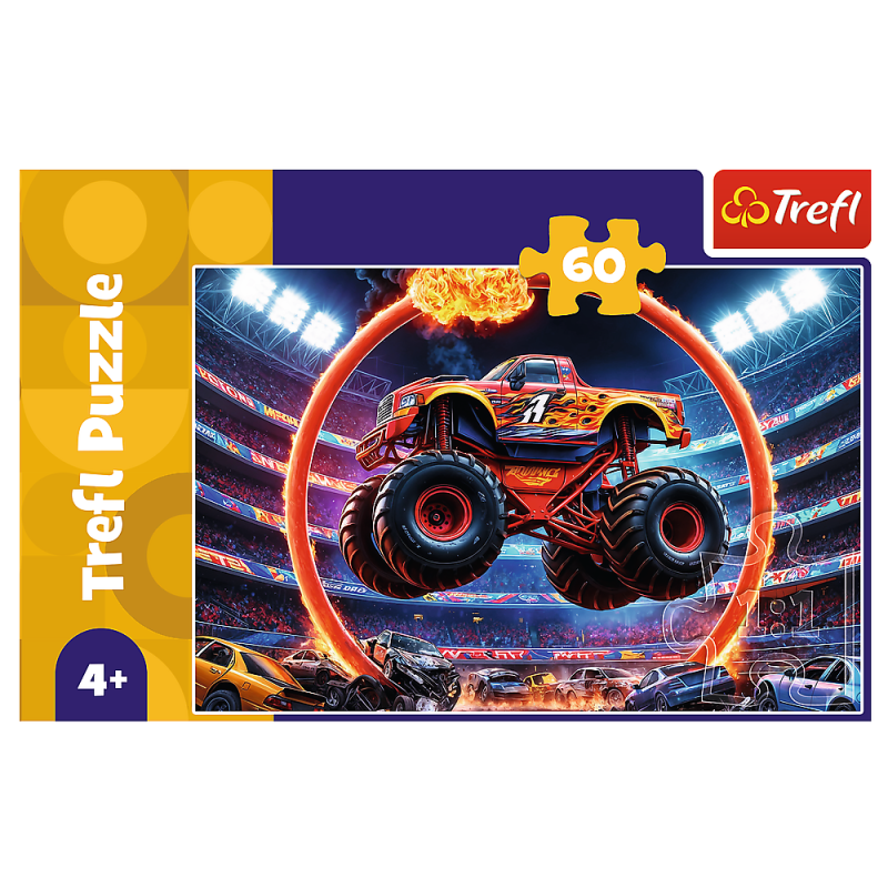 PUZZLE 60 TREFL MONSTER TRUCK