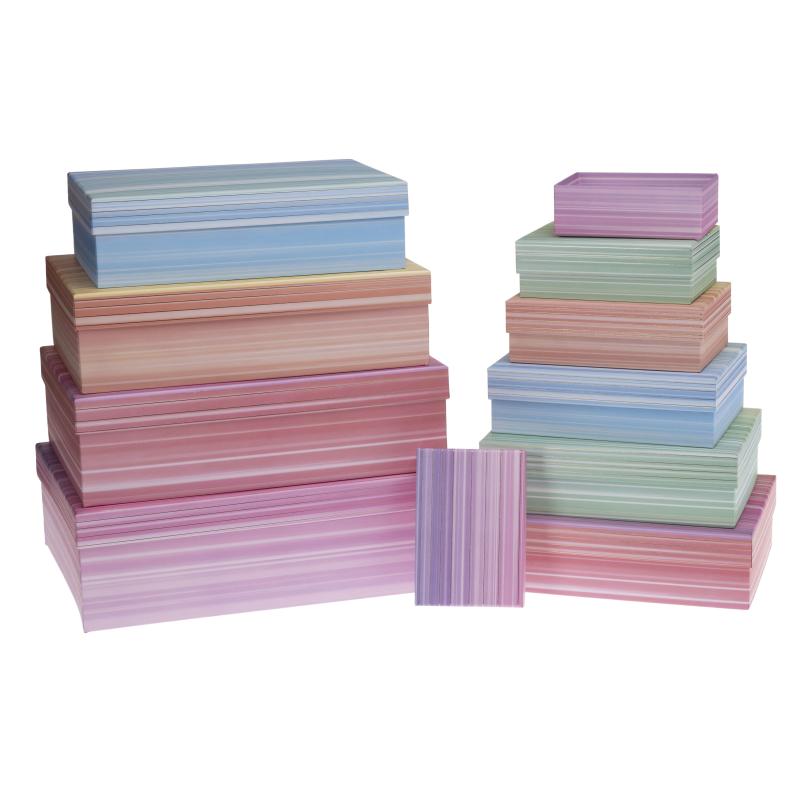 ZESTAW PUDEŁEK PUG-25226-PR-HS SET 10 PCS
