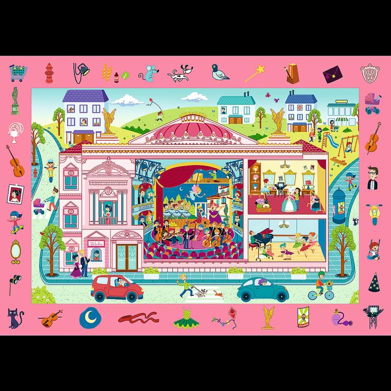 PUZZLE 70 TREFL OBSERWACYJNE.ODWIEDZAMY OPERĘ BANER