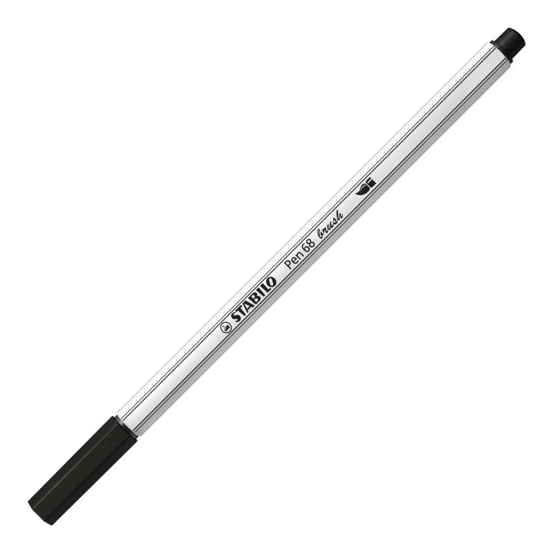 PISAKI STABILO 68 BRUSH CZARNY
