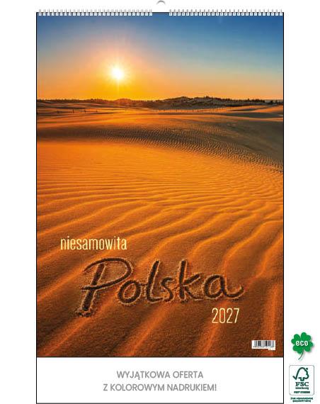 KALENDARZ WIELOPLANSZOWY NIESAMOWITA POLSKA JOTAN STANDARD
