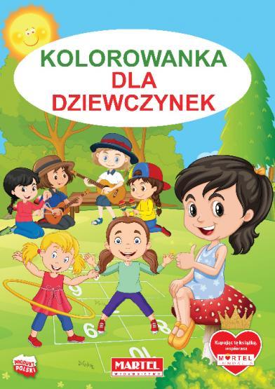 KSIĄŻECZKA KOLOROWANKA DLA DZIEWCZYNEK
