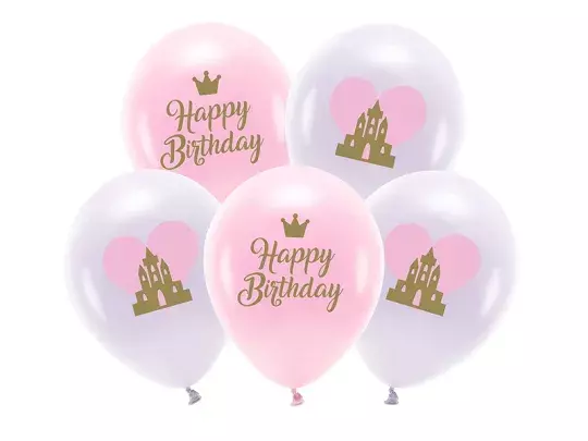 BALONY ECO 33CM HAPPY BIRTHDAY MIX