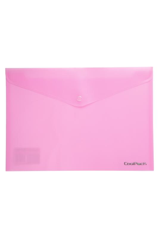 KOPERTA NA DOKUMENTY CP A4 NA ZATRZASK PASTEL POWDER PINK