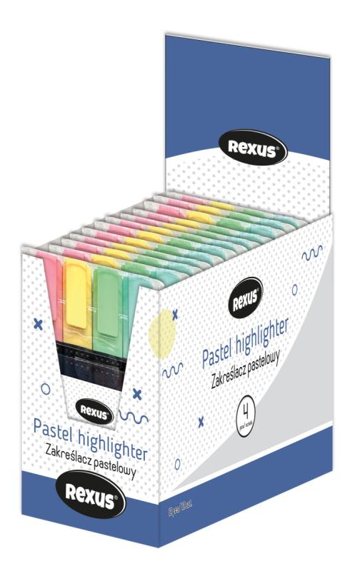 ZAKREŚLACZ PASTELOWY A4 BENIAMIN