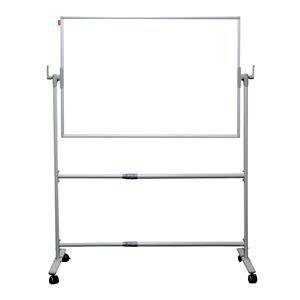 TABLICA OBROTOWA 150X100 DWUSTRONNIE SUCHOŚCIERALNA MAGNETYCZNA BIAŁA RAMA ALUMINIOWA PRESTOGE