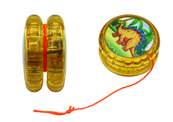 ZABAWKA ZRĘCZNOŚCIOWA JOJO ŚWIECĄCE DINOZAURY 4 KOLORY