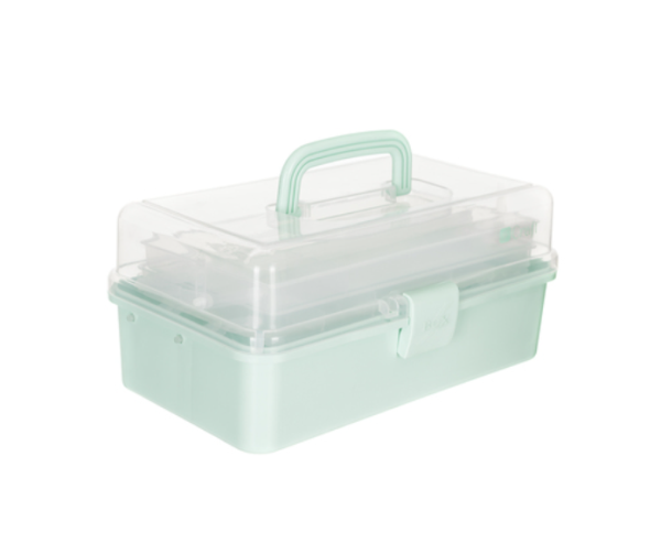 ORGANIZER KUFEREK ROZKŁADANY MINT 33X20X14,5CM