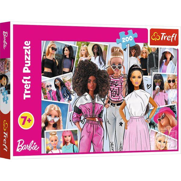 PUZZLE 200 TREFL W ŚWIECIE BARBIE