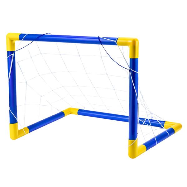 ZESTAW SPORTOWY DO GRY W PIŁKĘ NOŻNĄ BRAMKA PIŁKARSKA PIŁKA POMPKA 62X40CM