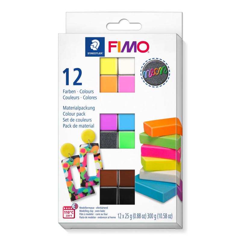 ZESTAW FIMO NEON 12X25G ST