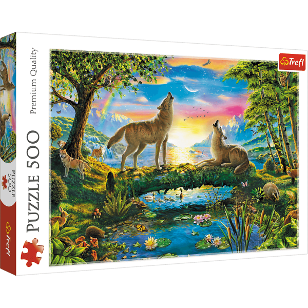 PUZZLE 500 TREFL WILCZA NATURA