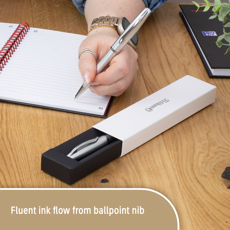 DŁUGOPIS PELIKAN JAZZ NOBLE ELEGANCE SILVER ETUI