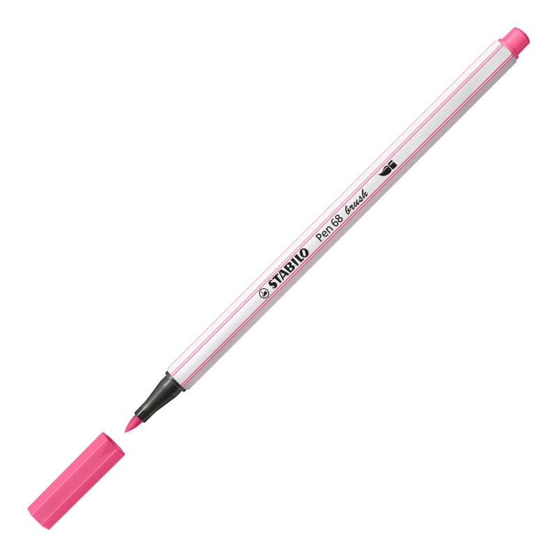 PISAKI STABILO 68 BRUSH RÓŻOWY