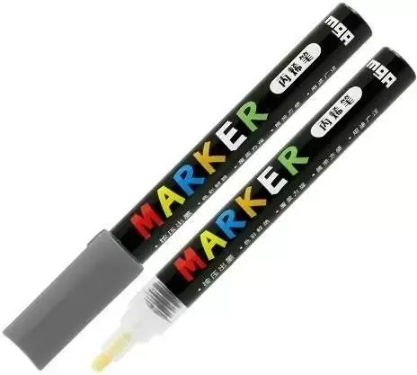 MARKER AKRYLOWY 1-2 MM CIEMNOSZARY MG