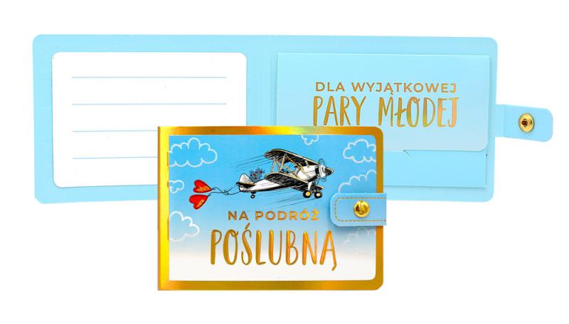 PORTFELIK POR ŚLUB KUKARTKA A/36