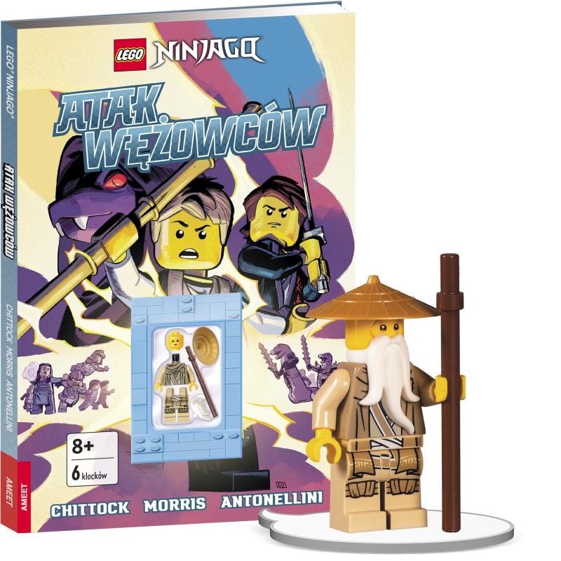 KSIĄŻECZKA LEGO NINJAGO ATAK WĘŻOWCÓW