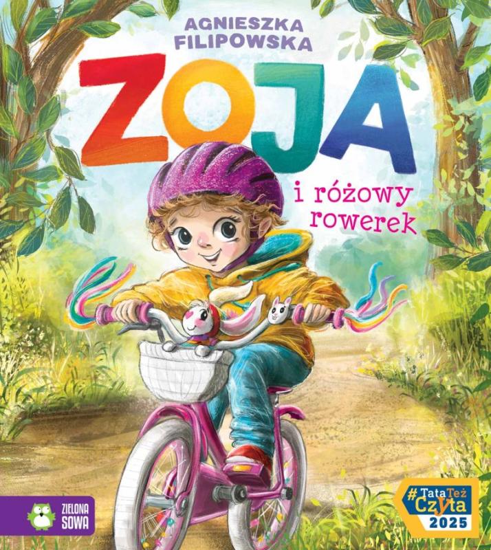 KSIĄŻECZKA ZOJA I RÓŻOWY ROWEREK BANER