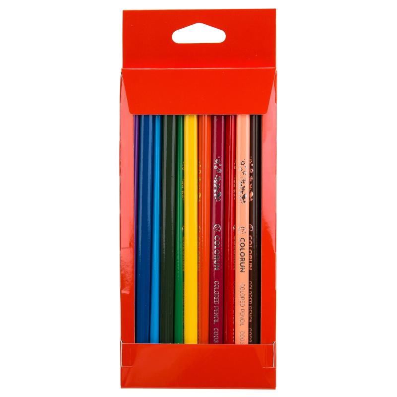 KREDKI 12 OŁÓWKOWE TRÓJKĄTNE COLORUN DELI