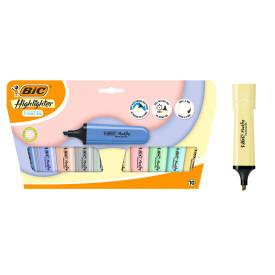 ZAKREŚLACZ BIC HIGHLIGHTER FLAT PASTEL MIX P10