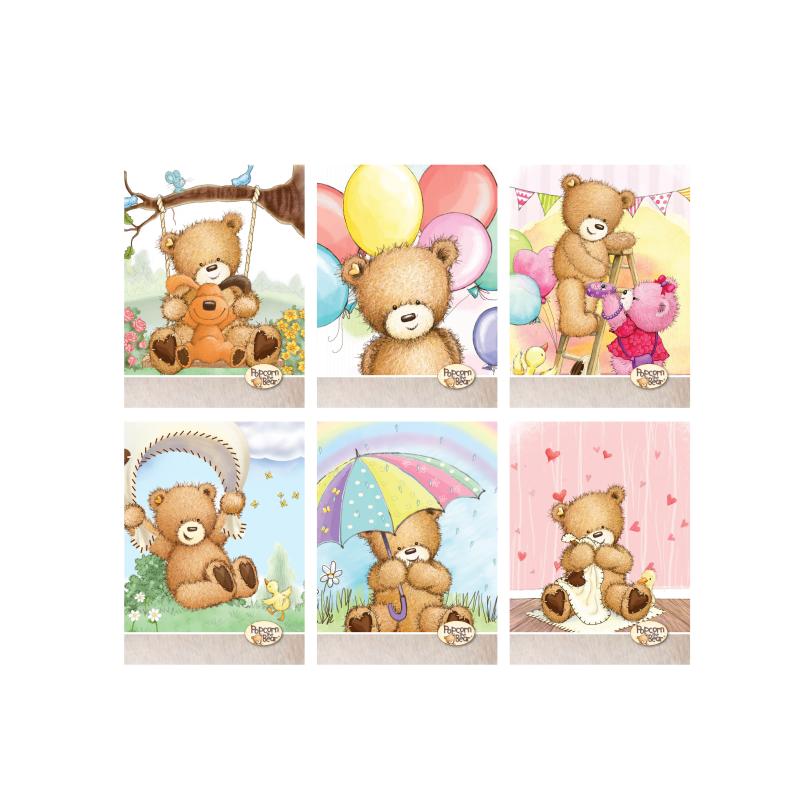 ZESZYT A4/54 POPCORN BEAR 80G