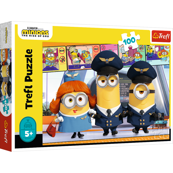 PUZZLE 100 TREFL MINIONKI NA LOTNISKU