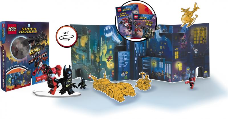 KSIĄŻECZKA LEGO DC COMICS SUPER HEROES.BATMAN KONTRA HARLEY QUINN