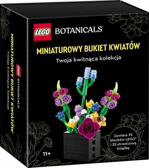 MINIATUROWY BUKIET KWIATÓW BOTANICALS LEGO + KSIĄŻECZKA