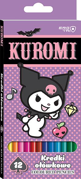 KREDKI 12 KOL. 18CM KUROMI