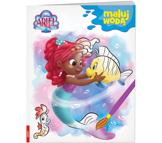 KSIĄŻECZKA ARIEL. MALUJ WODĄ