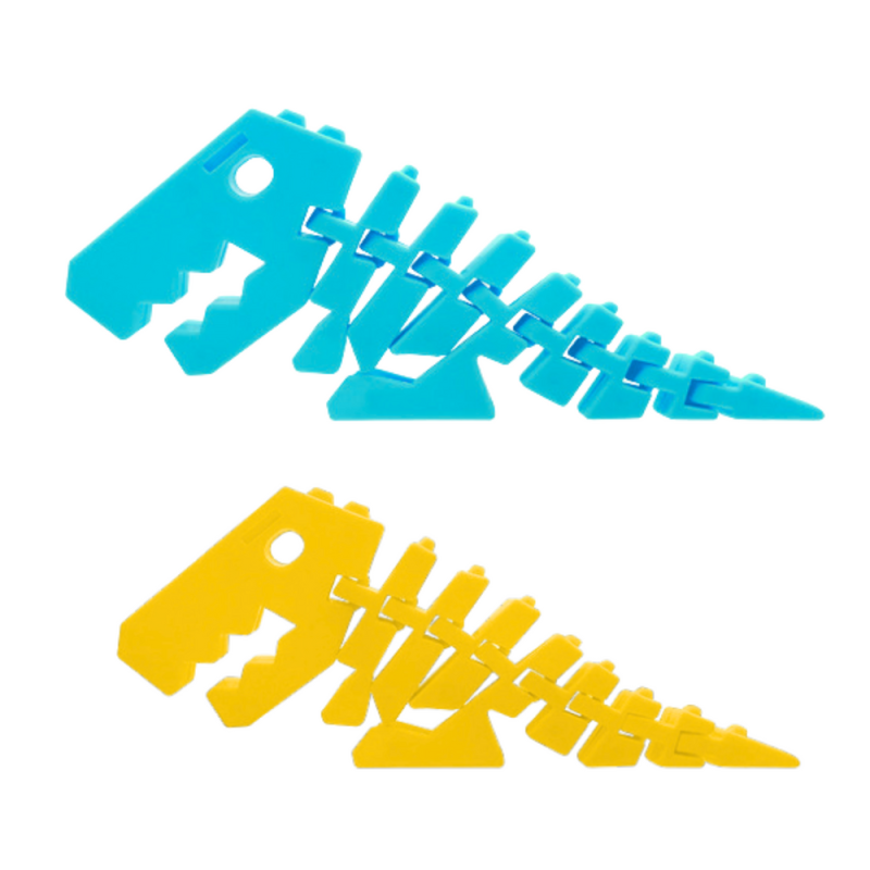 PUZZLE DINOZAUR FIDGET 3D UKŁADANKA ELESTYCZNY DO WYGINANIA MIX