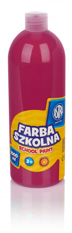 FARBA SZKOLNA ASTRA 1000ML RÓŻOWA