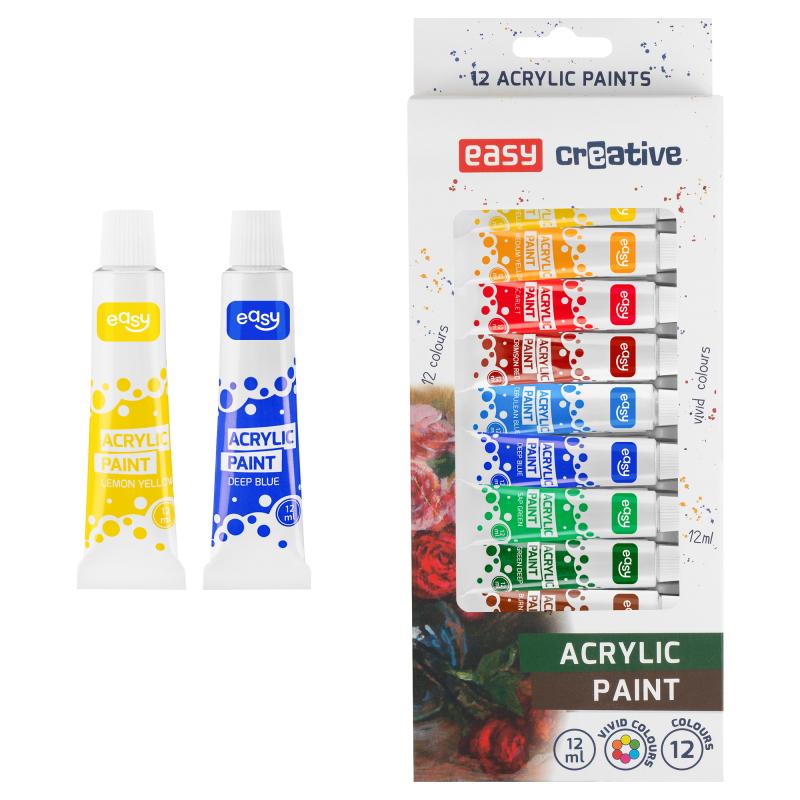 FARBY AKRYLOWE 12 EASY 12ML