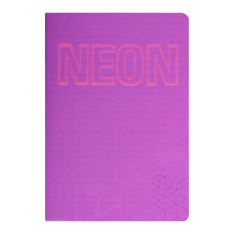 ZESZYT A4/42 KARTKI NEON PP 80G