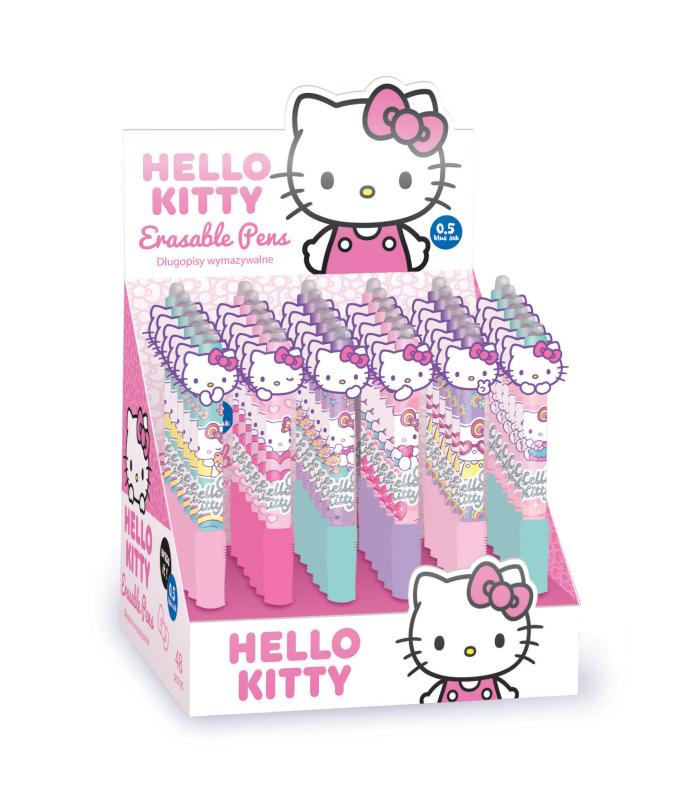 DŁUGOPIS WYMAZYWALNY AUTOMATYCZNY GRIP HELLO KITTY A/36