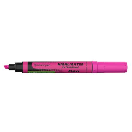 ZAKREŚLACZ CENTROPEN HIGHLIGHTER FLEXI 8542 RÓŻOWY