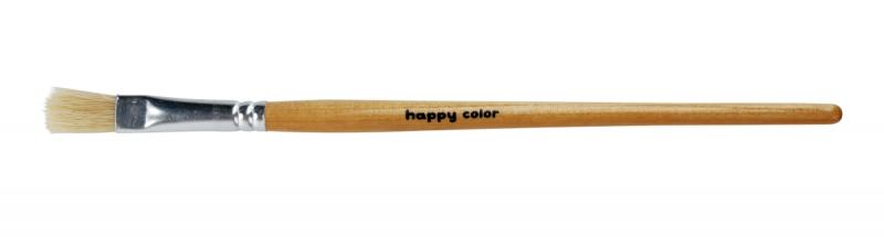PĘDZEL SZKOLNY SZCZECINA PŁASKI NR 2 HAPPY COLOR